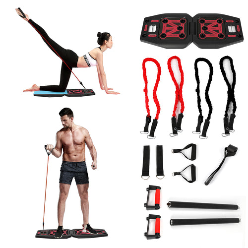 Push Up Rack Board System Fitness Workout Train Gym Exercise